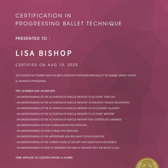 PBT Certificate